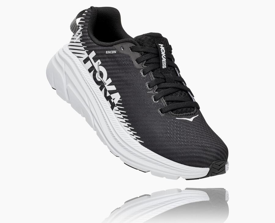 Hoka One One Koşu Ayakkabısı Kadın Siyah/Beyaz - Rincon 2 - GO7894032